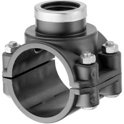 Reinforced clamp saddle 25 x 15