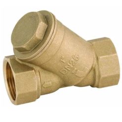 Brass Y stainer S/S screen 50mm