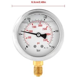Pressure gauge 63mm dial 16