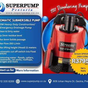 Submersible Dewatering PUMP SPK530AF