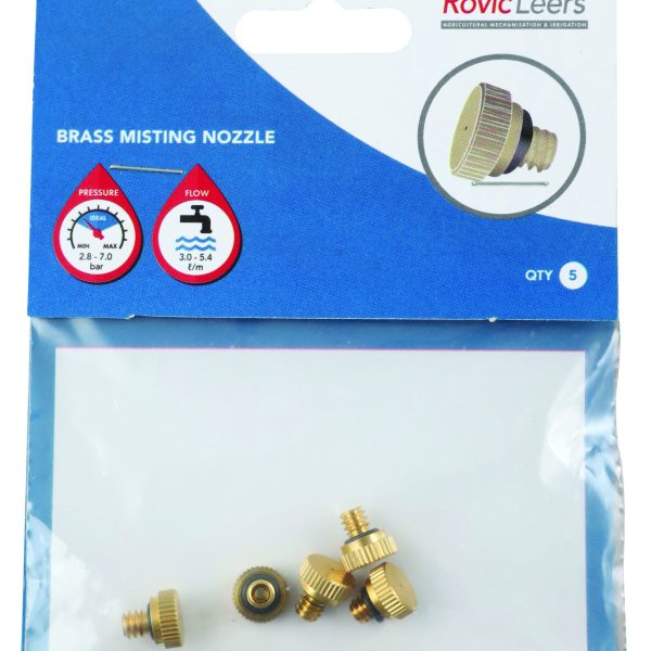 BRASS MISTING NOZZLE (5PK)