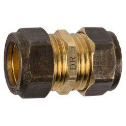 COMP BRASS COUPLER CXC 15MM SABS