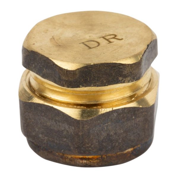 COMP BRASS END CAP 22MM SABS