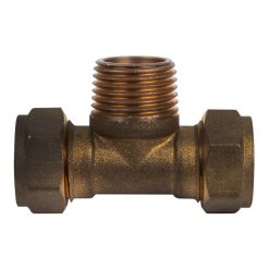 COMP BRASS TEE CXCXMI 15MMX1/2 SABS