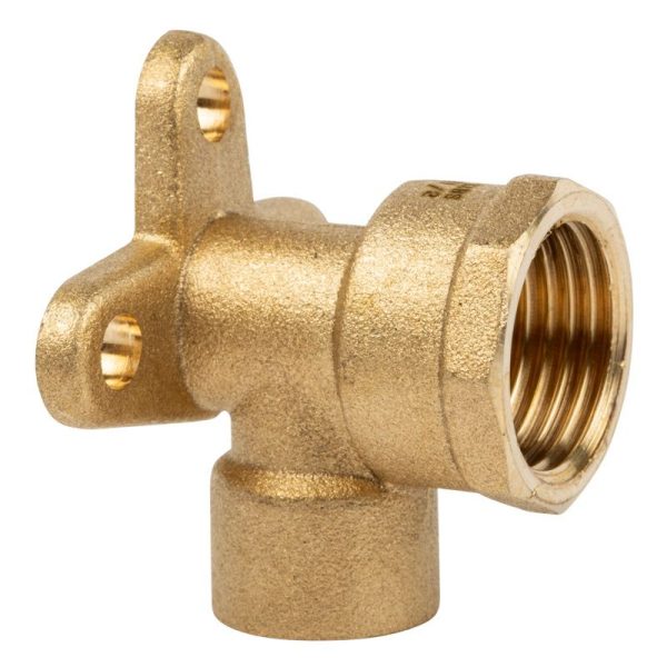COMP BRASS ELBOW W/PLATE CXFI 15MMX3/4 SABS