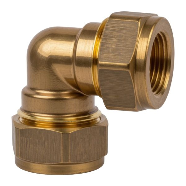 Compression Brass 90 Degree Elbow CXC 15mm SABS