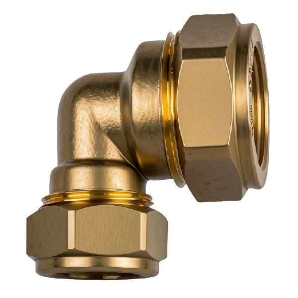 Compression Brass 90 Degree Elbow CXFI 15mm x 1/2" SABS