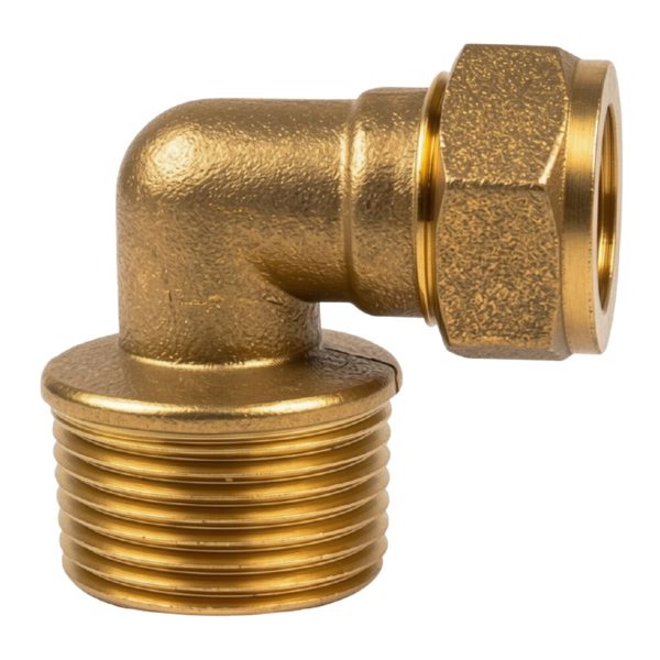 Compression Brass 90 Degree Reducing Elbow CXMI 15mm x 3/4" SABS