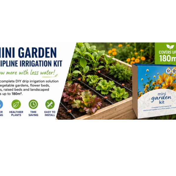 Alternative view of Mini Garden Dripline Irrigation Kit 100m