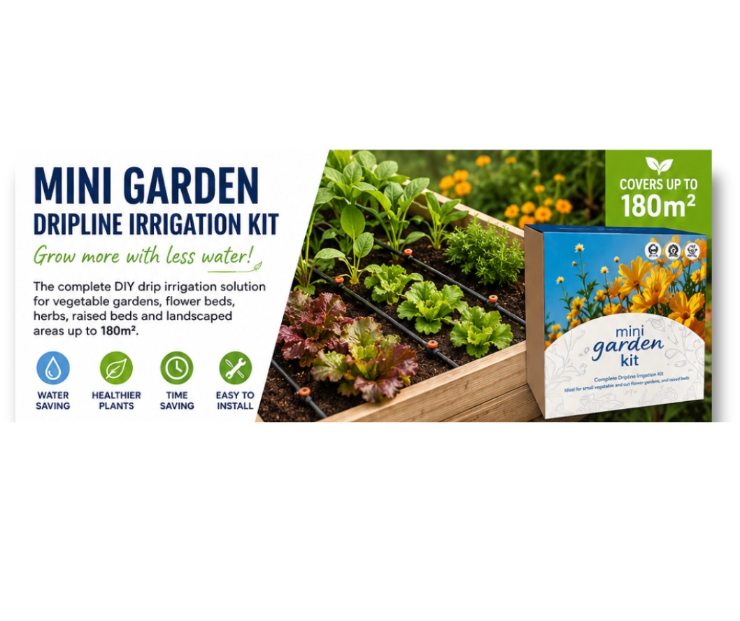 Mini Garden Dripline Irrigation Kit 100m - Image 2