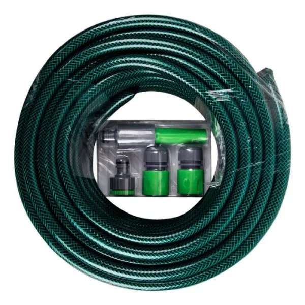KAUFMANN 12MMX30M GARDEN HOSE WITH FITTINGS 1F