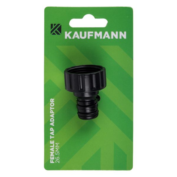 KAUFMANN 19-20MM INT 26.5MM EXT TAP ADAPTOR FEM
