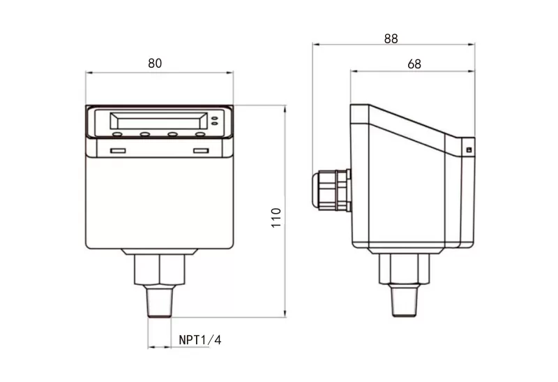 LEFOO-LFDS63 Digital Pressure Switch - Image 5
