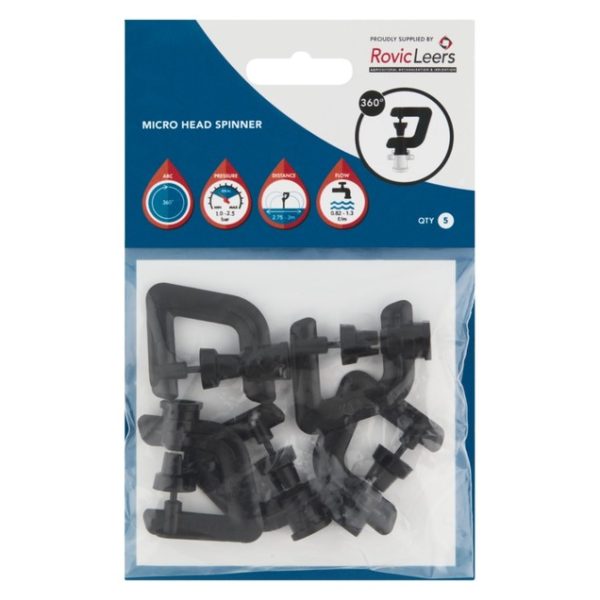 MICRO HEAD SPINNER BLACK PK 5