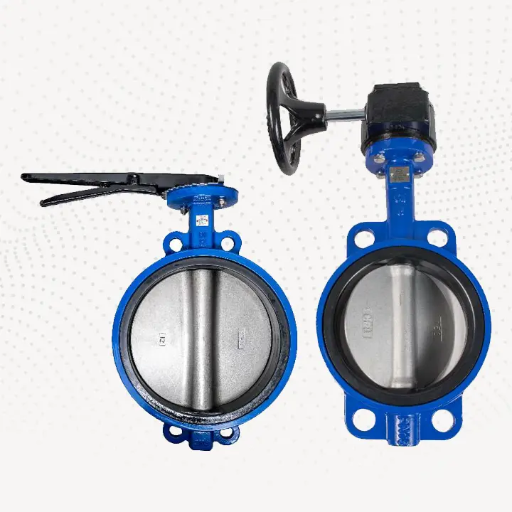 Sanspar Chrome Plated Pinned Disc Butterfly Valve 50mm