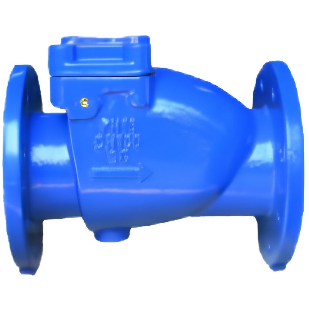 Flanged Swing Check Valve Gate Rubber Encapsulated NR with counter ...