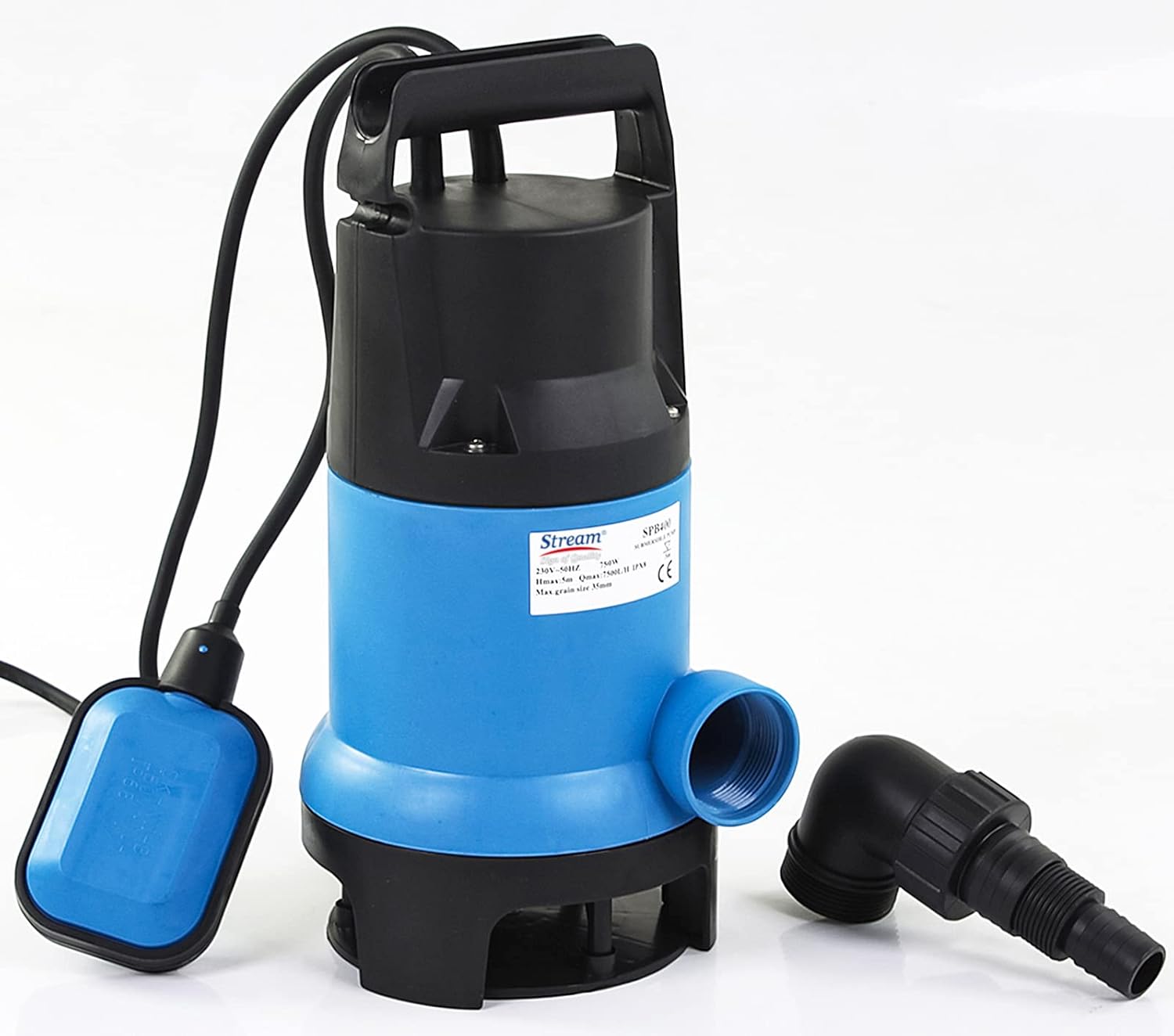 Stream SPB750 0.75kw 230V Submersible Dirty Water Pump with float switch - Image 14