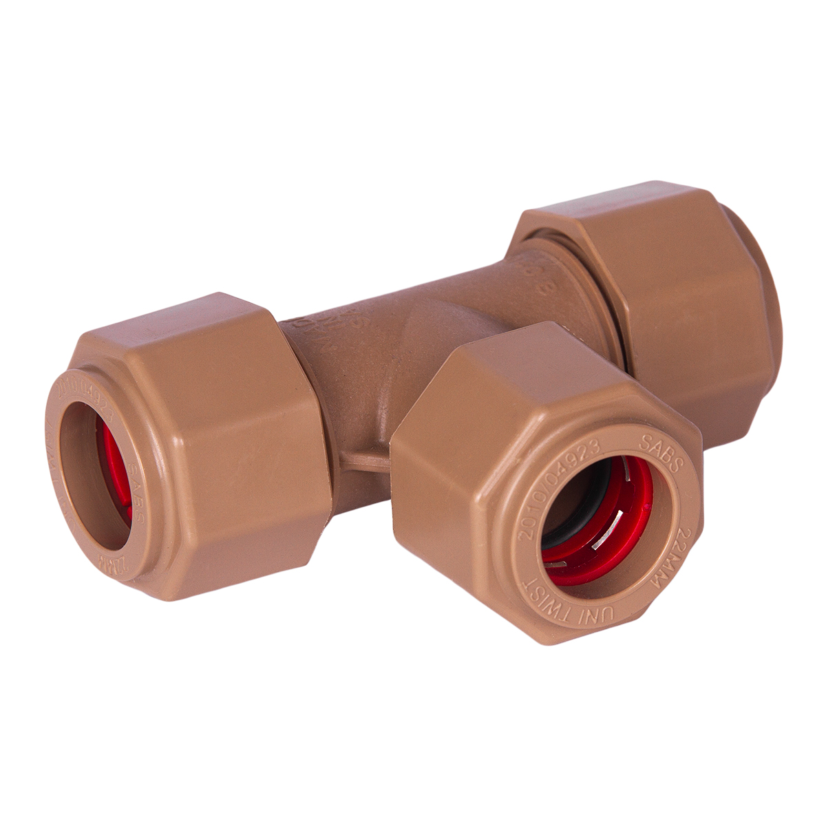 Unitwist TEE Equal CXCXC 22mm