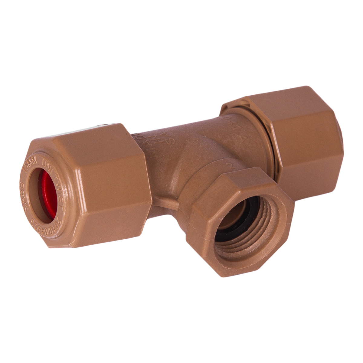 Unitwist TEE CXCXC 15mm x 1/2″