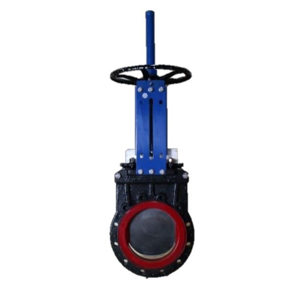 PU‑Lined Wafer Knife Gate Valve, Handwheel operated DN80